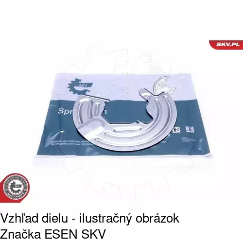 Brzdovy štít 6007OT-1 /POLCAR/ - obr. 1