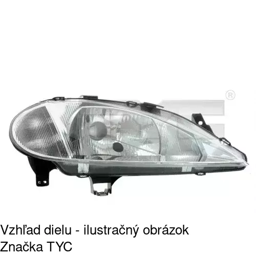 Hlavný reflektor POLCAR 6011100E