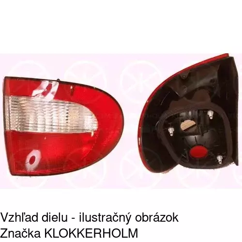 Zadné svetlo 601188-E /POLCAR/ - obr. 1