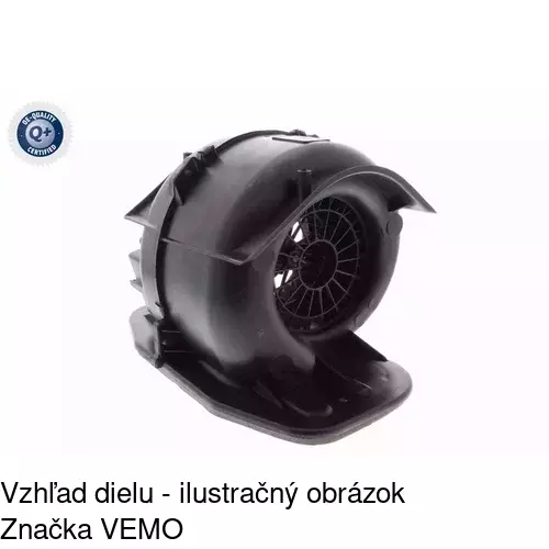 Ventilátor bez krytu / podpery 601223U3 /POLCAR/ - obr. 1
