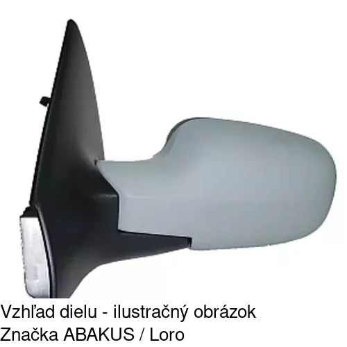 Vonkajšie zrkadlo 6012525E /POLCAR/ - obr. 3
