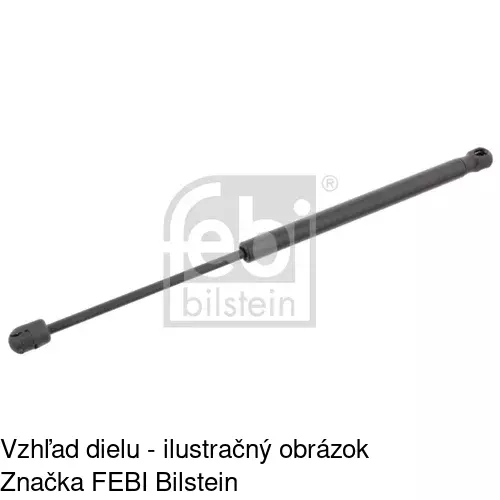 Plynová pružina 6012AB1D /POLCAR/ - obr. 1