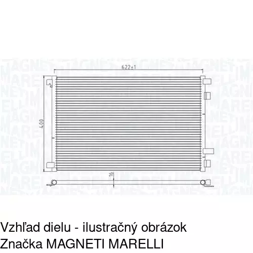 Chladiče klimatizácie POLCAR 6012K81X