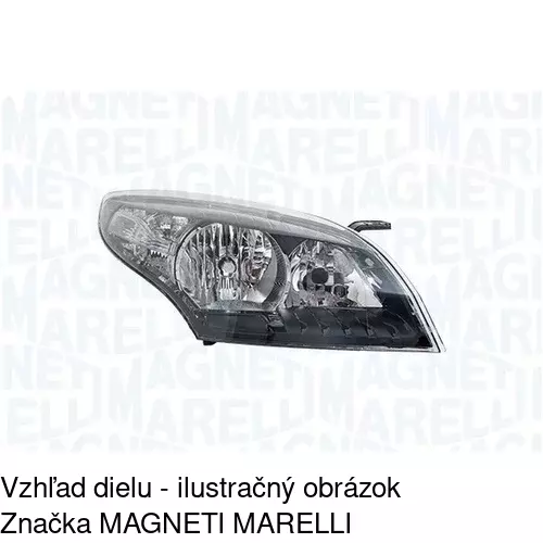 Hlavný reflektor 6014093E /POLCAR/ - obr. 1