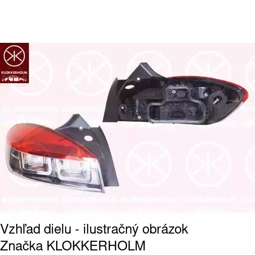Zadné svetlo 6014872V /POLCAR/