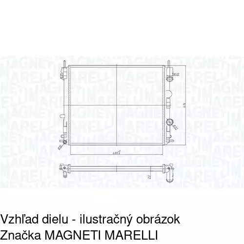 Chladiče vody 6015085X /POLCAR/ - obr. 2