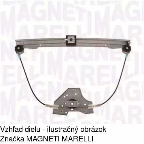 Elektrický mechanizmus okna dverí 6015PSE3 /POLCAR/ - obr. 5