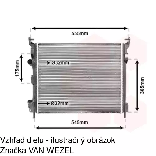 Chladiče vody 601608A3 /POLCAR/ - obr. 3