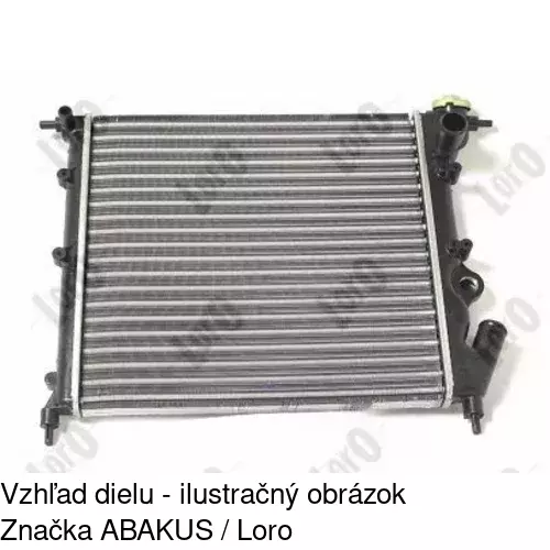 Chladiče vody 601908A2 /POLCAR/ - obr. 1