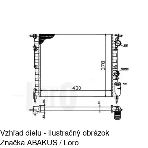 Chladiče vody 602108A1 /POLCAR/ - obr. 2