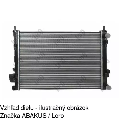 Chladiče vody 602608A1 /POLCAR/ - obr. 2