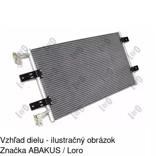 Chladiče klimatizácie 6026K8C2S /POLCAR/ - obr. 2