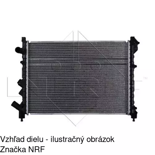 Chladiče vody 603208A1 /POLCAR/ - obr. 1