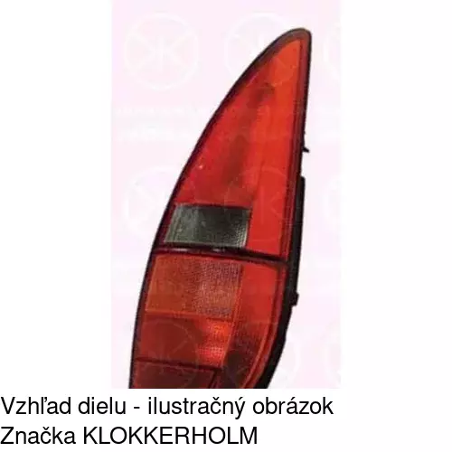 Zadné svetlo POLCAR 6036871E