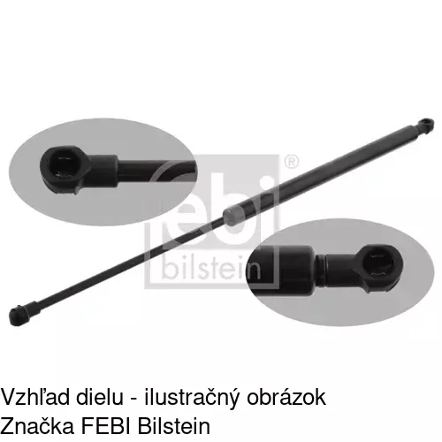 Plynová pružina 6037ABD /POLCAR/ - obr. 1