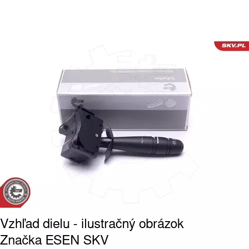 Združený prepínač 6037PZW1 /POLCAR/ - obr. 3