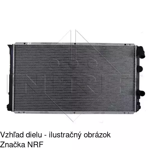 Chladiče vody 604108A1 /POLCAR/ - obr. 1