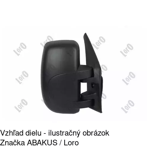 Vonkajšie zrkadlo 6042524E /POLCAR/ - obr. 4