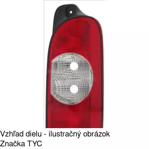 Zadné svetlo POLCAR 604288-S