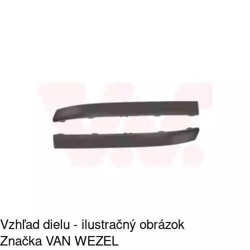 Lišta nárazníka 605507-6 /POLCAR/ - obr. 2