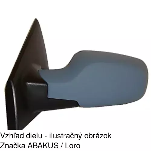 Vonkajšie zrkadlo 6055524S /POLCAR/ - obr. 3