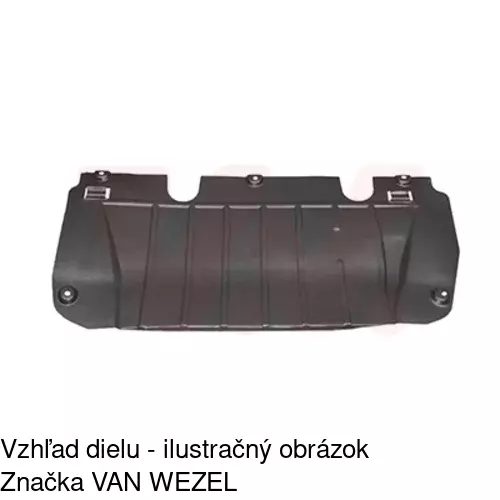 Kryt motora 605634-8 /POLCAR/ - obr. 1