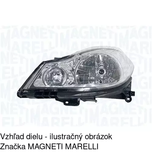 Hlavný reflektor 605909-U /POLCAR/ - obr. 2