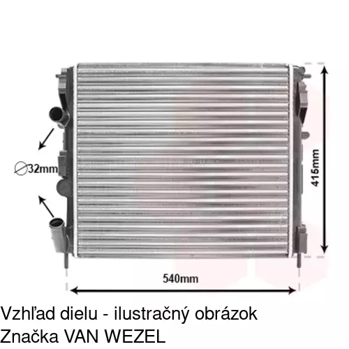 Chladiče vody 606008-6 /POLCAR/ - obr. 5