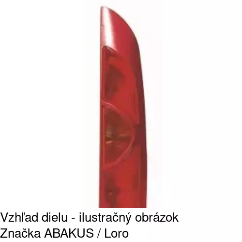 Zadné svetlo 606088-E /POLCAR/ - obr. 1