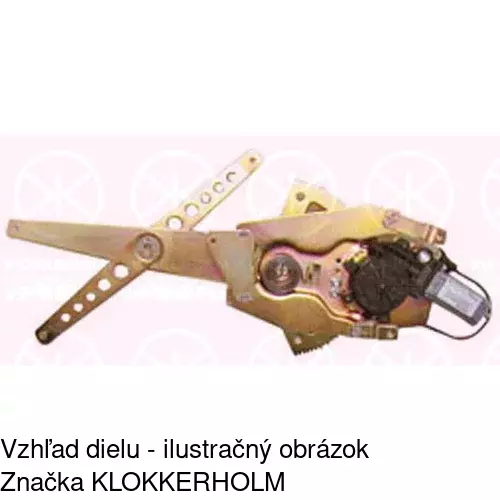 Elektrický mechanizmus okna dverí 6060PSE1A /POLCAR/