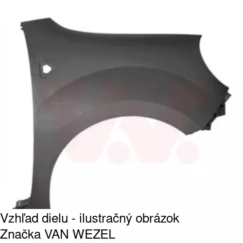 Predný blatník 606202-1 /POLCAR/ - obr. 3