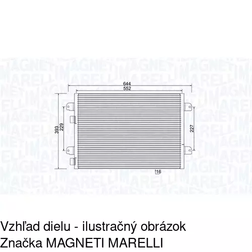 Chladiče klimatizácie POLCAR 6070K82X