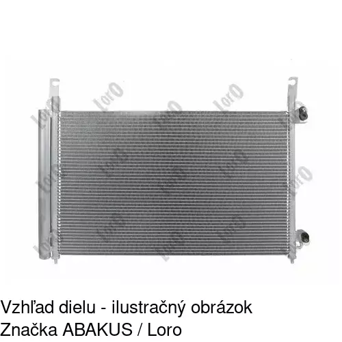Chladiče klimatizácie 6080K8C1 /POLCAR/ - obr. 1