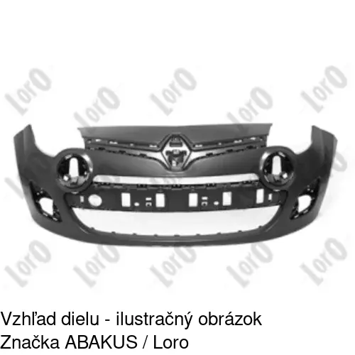 Predný nárazník 60A107-1 /POLCAR/ - obr. 1