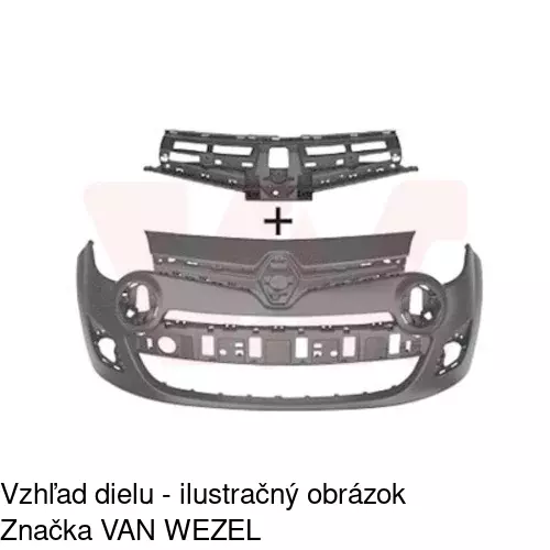Predný nárazník 60A107-1 /POLCAR/ - obr. 2