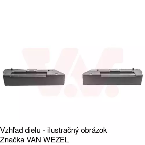 Uchytenie spojlera pred. nárazníka POLCAR 60B125-5