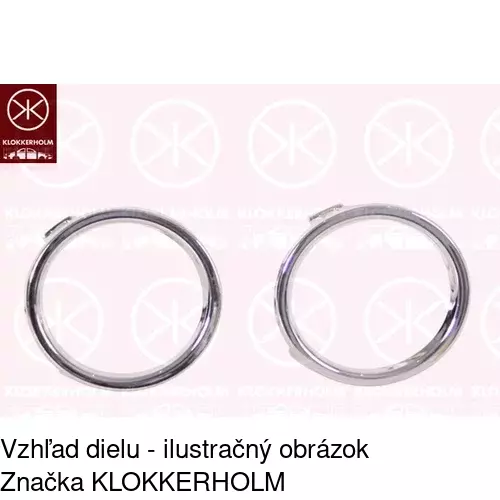 Rámik hmlového svetla POLCAR 60B127-5