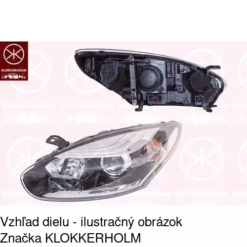 Hlavný reflektor POLCAR 60C210-U