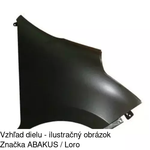 Predný blatník 60N102 /POLCAR/ - obr. 1