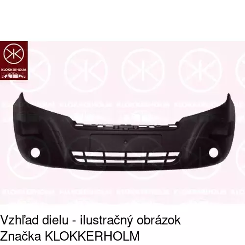 Predný nárazník POLCAR 60N107-4