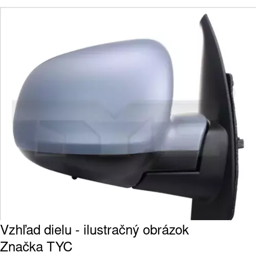 Rám vonkajšieho zrkadla 60U154PM /POLCAR/ - obr. 2