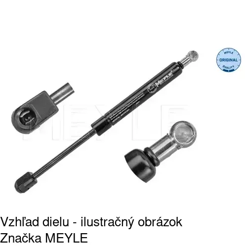 Plynová pružina 6523AB /POLCAR/ - obr. 2