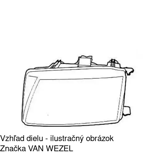 Hlavný reflektor 6713104V /POLCAR/ - obr. 3