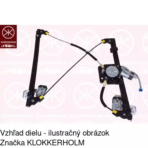 Elektrický mechanizmus okna dverí POLCAR 6714PSE5