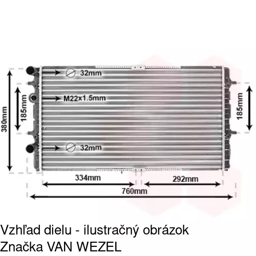 Chladiče vody 671608-1 /POLCAR/ - obr. 5
