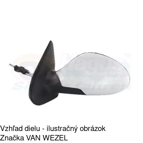 Vonkajšie zrkadlo 67225211M /POLCAR/ - obr. 4