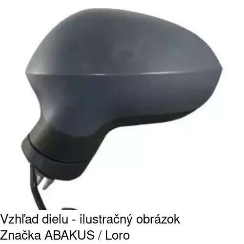 Vonkajšie zrkadlo 67265292M /POLCAR/ - obr. 2