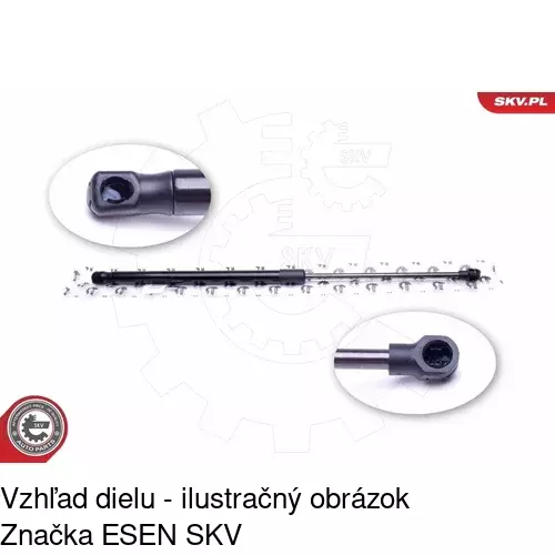Plynová pružina 6726AB /POLCAR/ - obr. 4