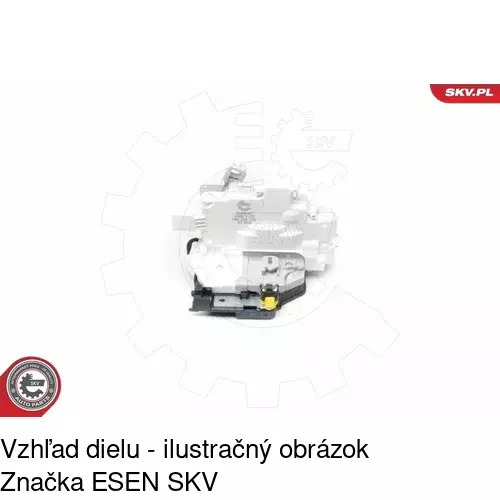 Vnútorná zámka dverí 6726ZC-3 /POLCAR/ - obr. 4