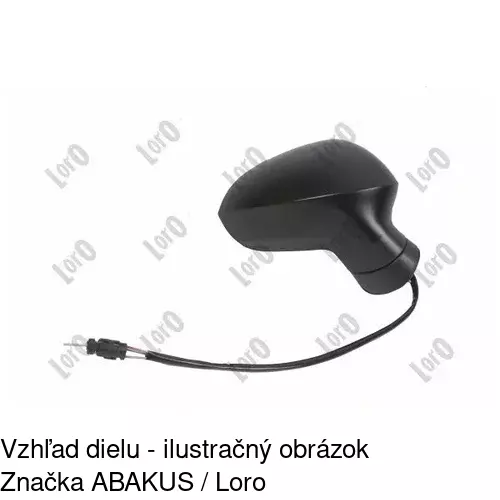 Vonkajšie zrkadlo 6732521S /POLCAR/ - obr. 3